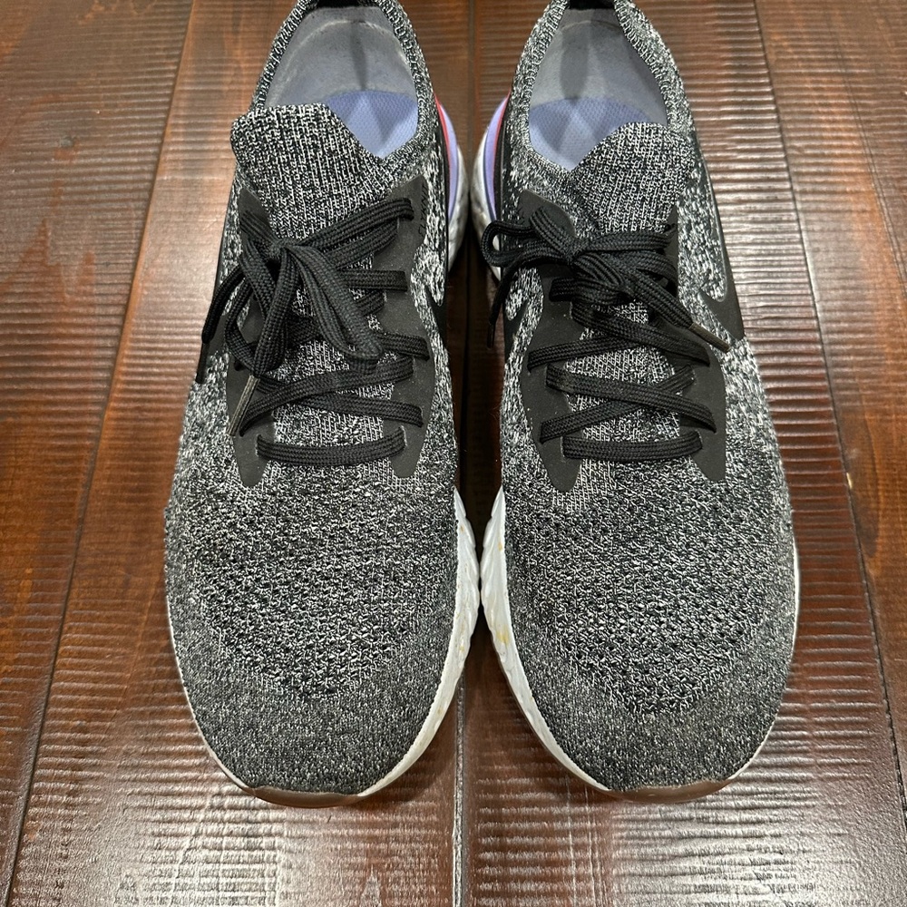 Nike React Black and Gray 11.5